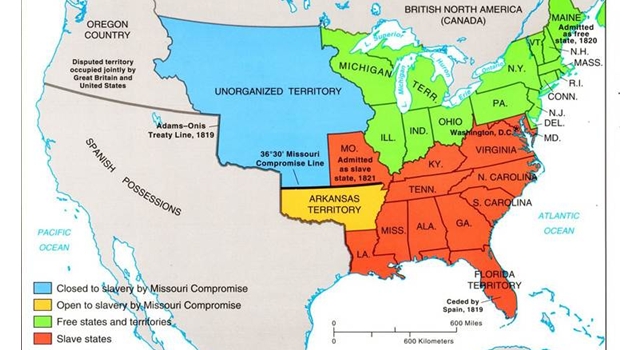 guerre de secession carte