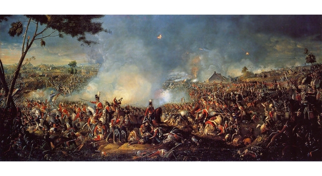 La bataille de Waterloo, point final de l'épopée napoléonienne